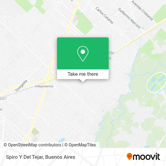 Spiro Y Del Tejar map