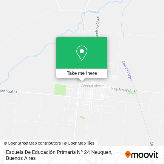 Mapa de Escuela De Educación Primaria Nº 24 Neuquen