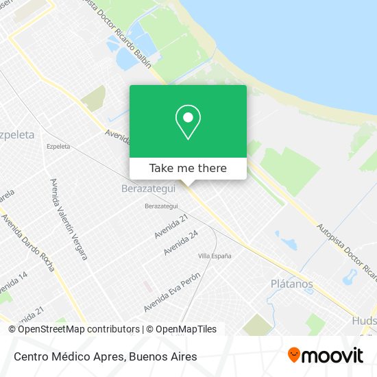 Centro Médico Apres map