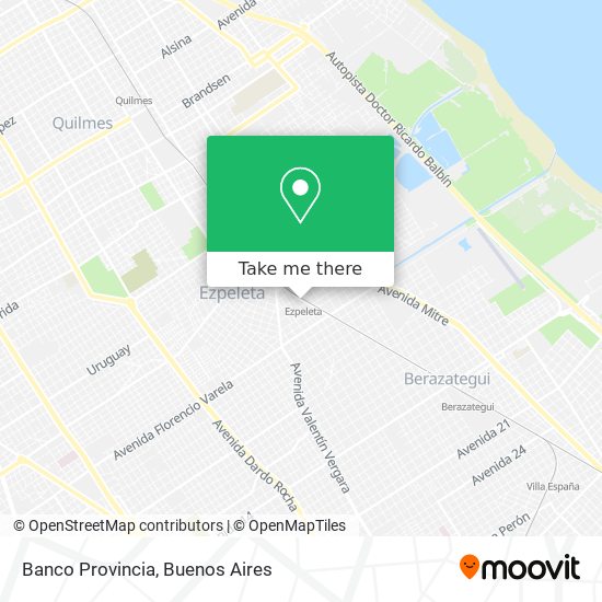 Mapa de Banco Provincia