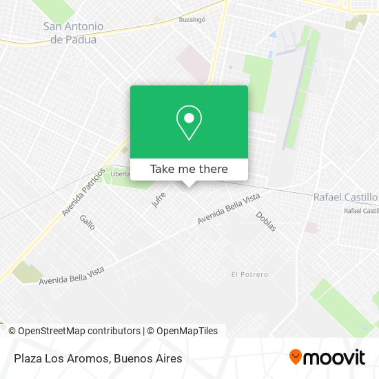 Plaza Los Aromos map