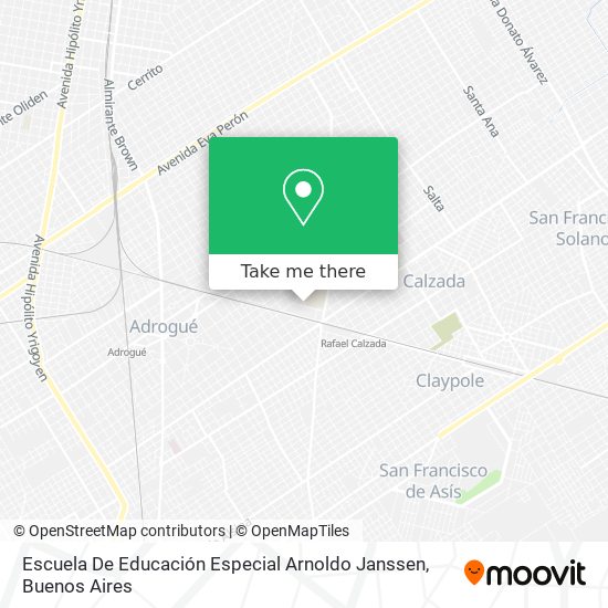 Escuela De Educación Especial Arnoldo Janssen map