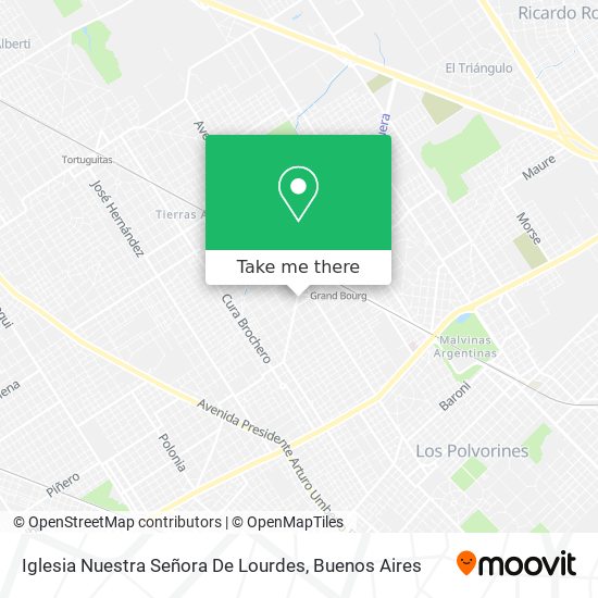 Iglesia Nuestra Señora De Lourdes map