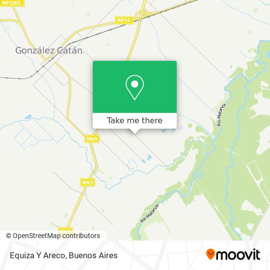 Mapa de Equiza Y Areco