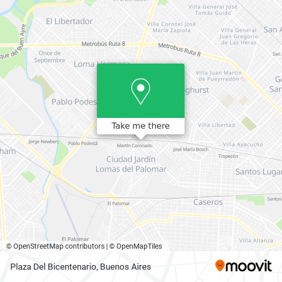 Plaza Del Bicentenario map