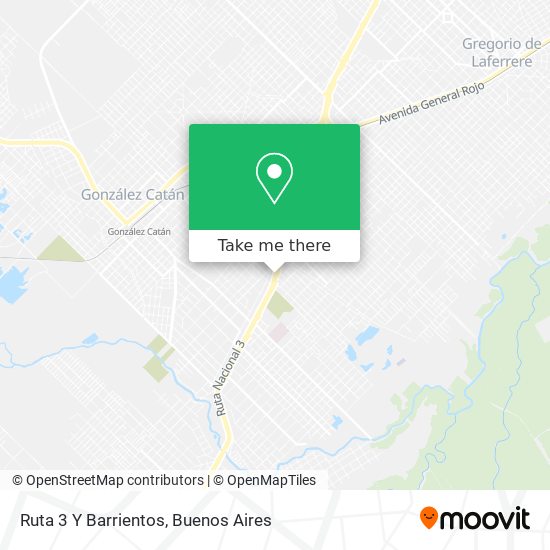Ruta 3 Y Barrientos map