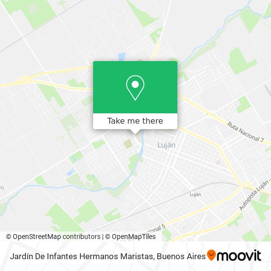 Jardín De Infantes Hermanos Maristas map
