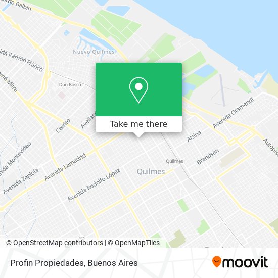 Profin Propiedades map