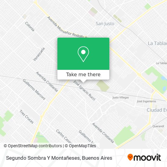 Segundo Sombra Y Montañeses map
