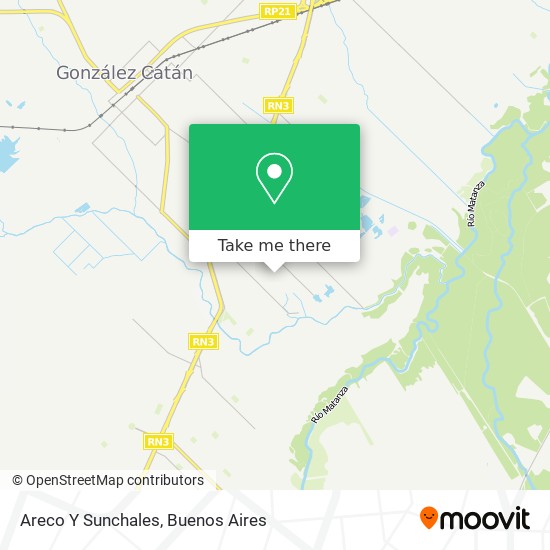 Areco Y Sunchales map