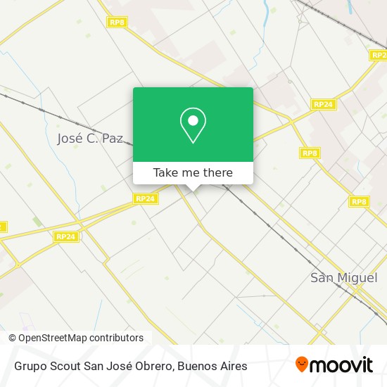 Grupo Scout San José Obrero map