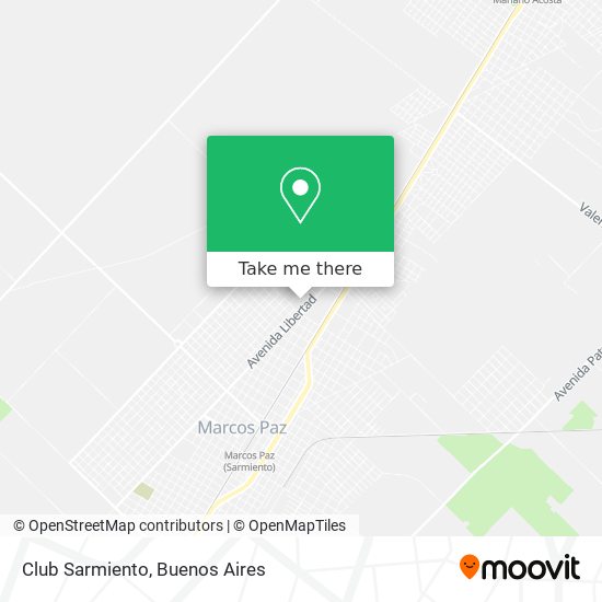 Club Sarmiento map