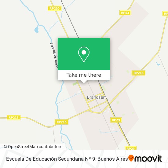 Escuela De Educación Secundaria Nº 9 map