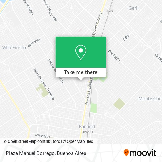 Mapa de Plaza Manuel Dorrego