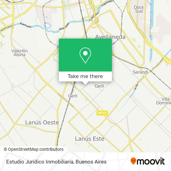 Estudio Juridico Inmobiliaria map