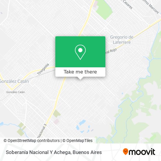 Soberanía Nacional Y Achega map