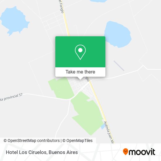 Hotel Los Ciruelos map