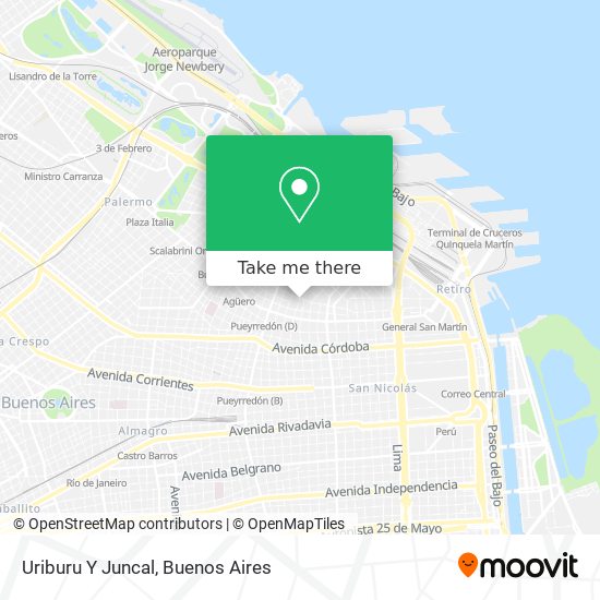 Uriburu Y Juncal map