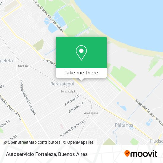 Autoservicio Fortaleza map