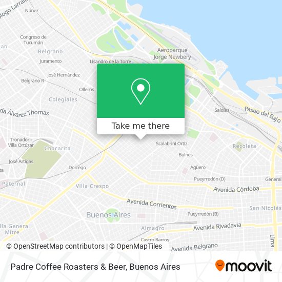 Padre Coffee Roasters & Beer map