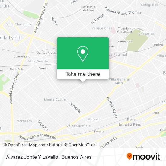 Álvarez Jonte Y Lavallol map