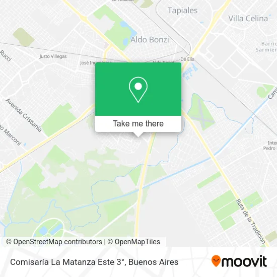 Comisaría La Matanza Este 3° map