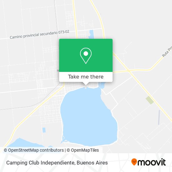 Mapa de Camping Club Independiente