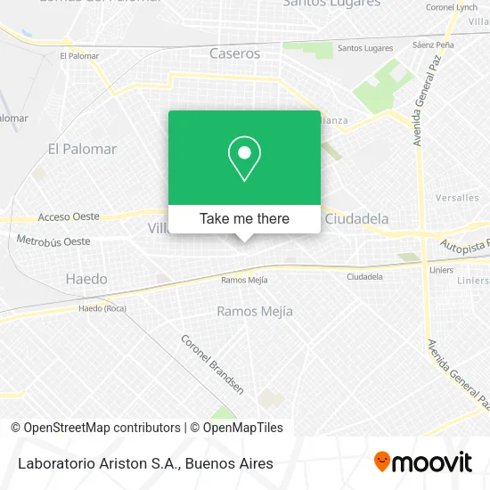 Laboratorio Ariston S.A. map
