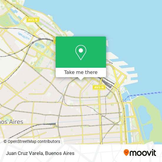 Juan Cruz Varela map