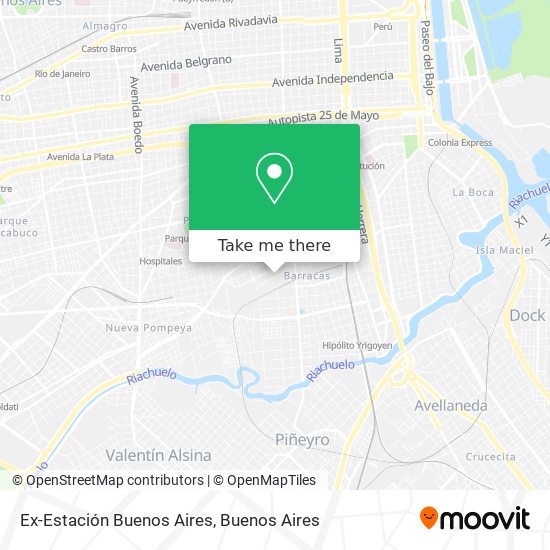Mapa de Ex-Estación Buenos Aires