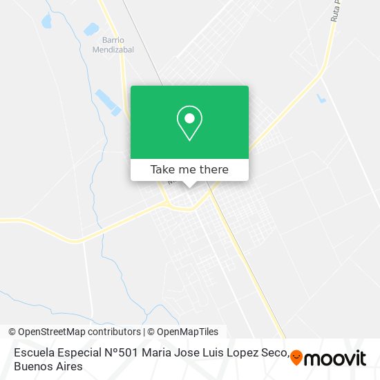 Escuela Especial Nº501 Maria Jose Luis Lopez Seco map