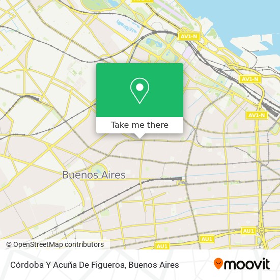 Mapa de Córdoba Y Acuña De Figueroa