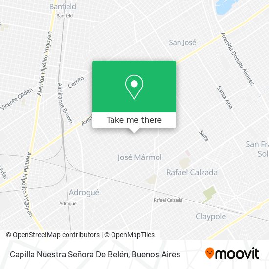 Capilla Nuestra Señora De Belén map
