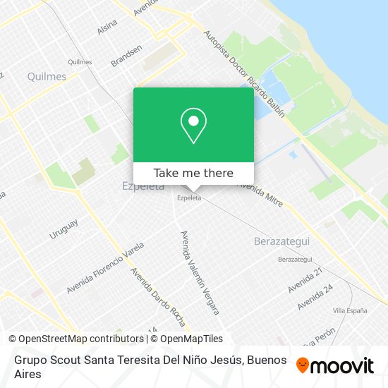 Mapa de Grupo Scout Santa Teresita Del Niño Jesús