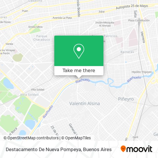 Mapa de Destacamento De Nueva Pompeya