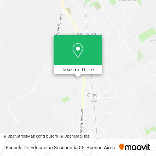 Escuela De Educación Secundaria 55 map