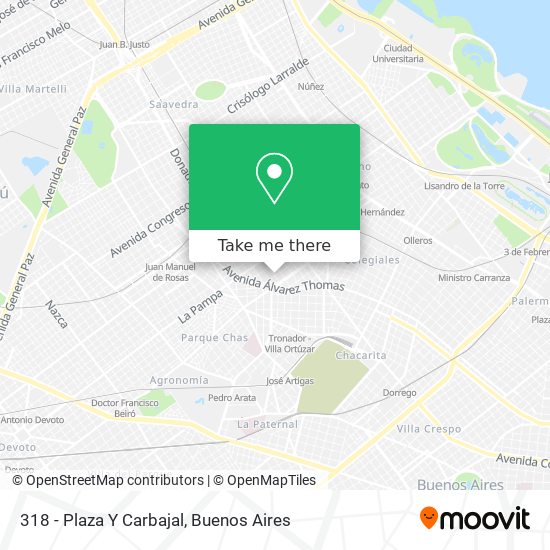 318 - Plaza Y Carbajal map