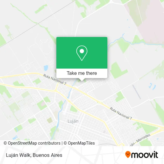 Mapa de Luján Walk