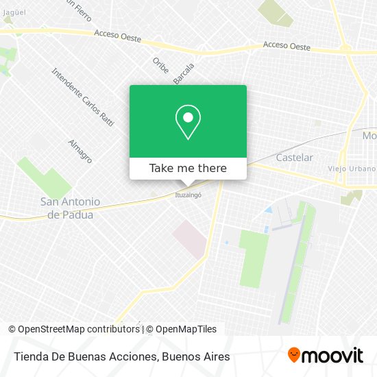 Mapa de Tienda De Buenas Acciones