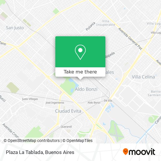 Mapa de Plaza La Tablada
