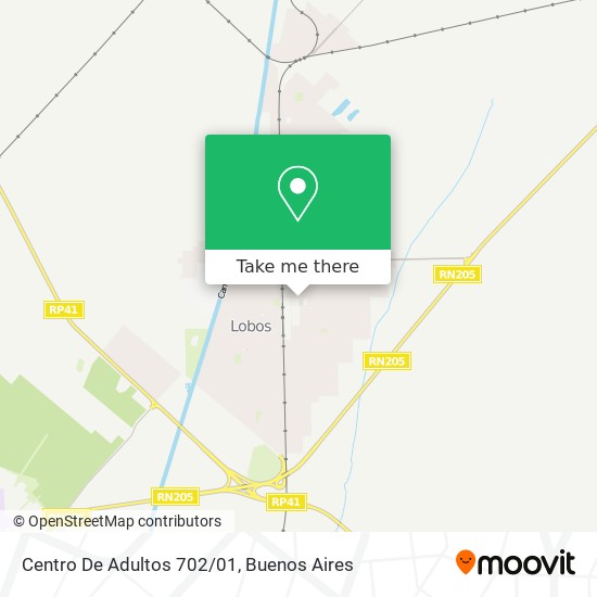 Mapa de Centro De Adultos 702/01