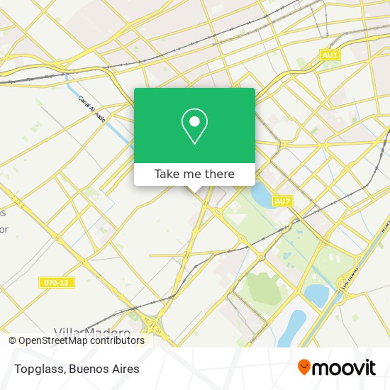 Topglass map