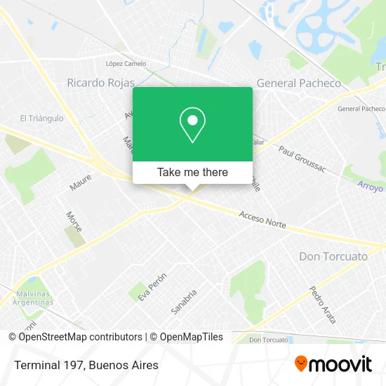 Mapa de Terminal 197