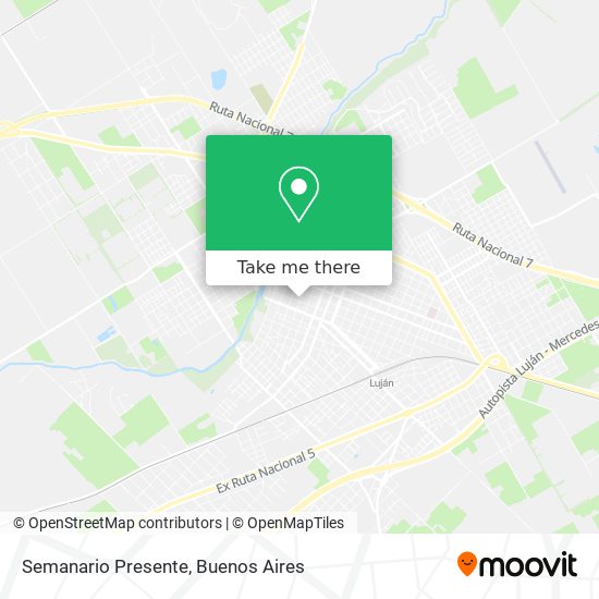 Semanario Presente map