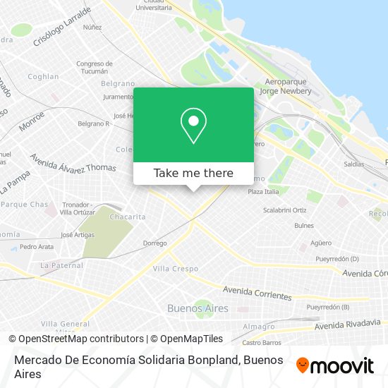 Mercado De Economía Solidaria Bonpland map