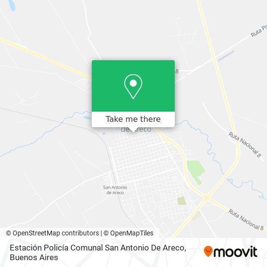 Estación Policía Comunal San Antonio De Areco map