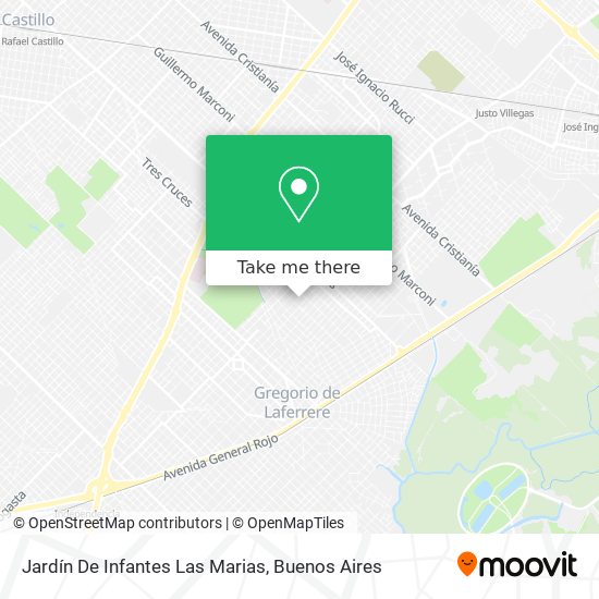 Mapa de Jardín De Infantes Las Marias