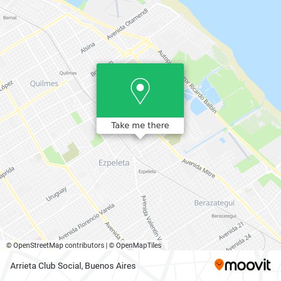 Mapa de Arrieta Club Social