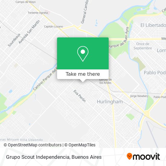 Grupo Scout Independencia map