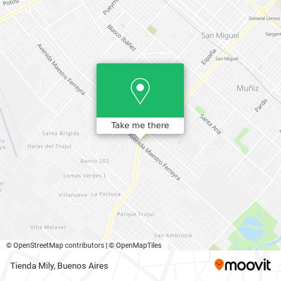 Mapa de Tienda Mily